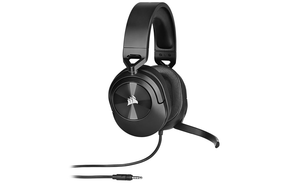 Corsair - HS55 STEREO Kopfhörer Kabelgebunden Handgeführt Gaming Karbon