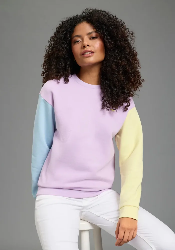 KangaROOS Sweatshirt, mit Rundhalsausschnitt, Langarm-Design, aus Baumwolle und Polyester