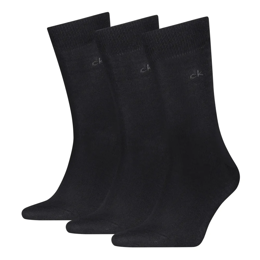 Calvin Klein - Socken, Waden 3 Pack, für Herren, Black, Größe 43-46