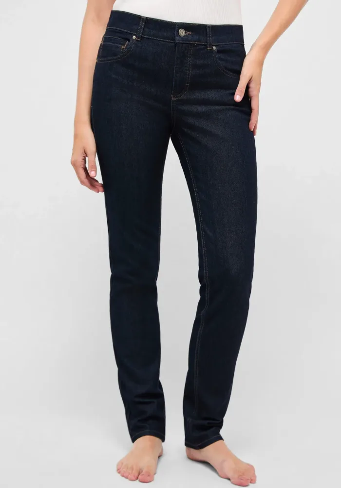 Angels - Jeans, Straight Leg Fit, für Damen, Nachtblau, Größe W46