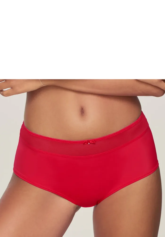 Nuance by Lascana Panty mit transparentem Bund und Zierschleife