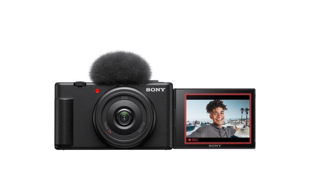 Sony -  ZV-1F, Schwarz