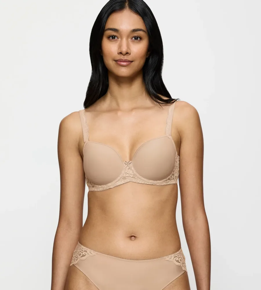 Triumph - Bügel-BH, wattiert, für Damen, Nude, Größe 75C
