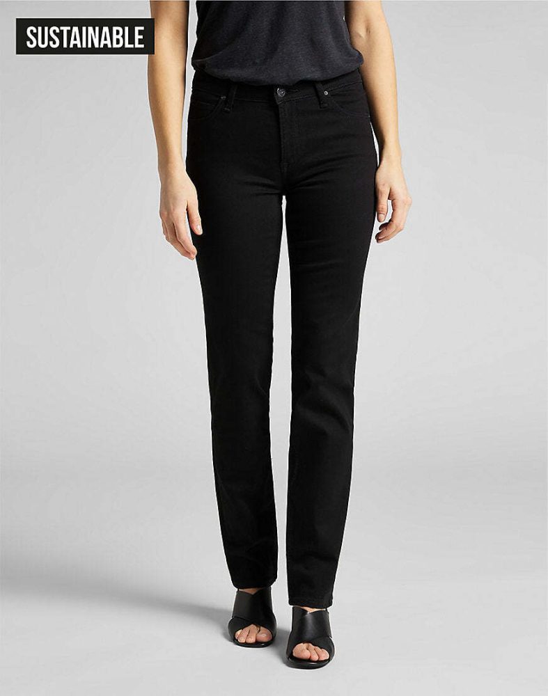 Lee - Jeans Straight Leg Marion, für Damen, Schwarz, Größe W31/L33