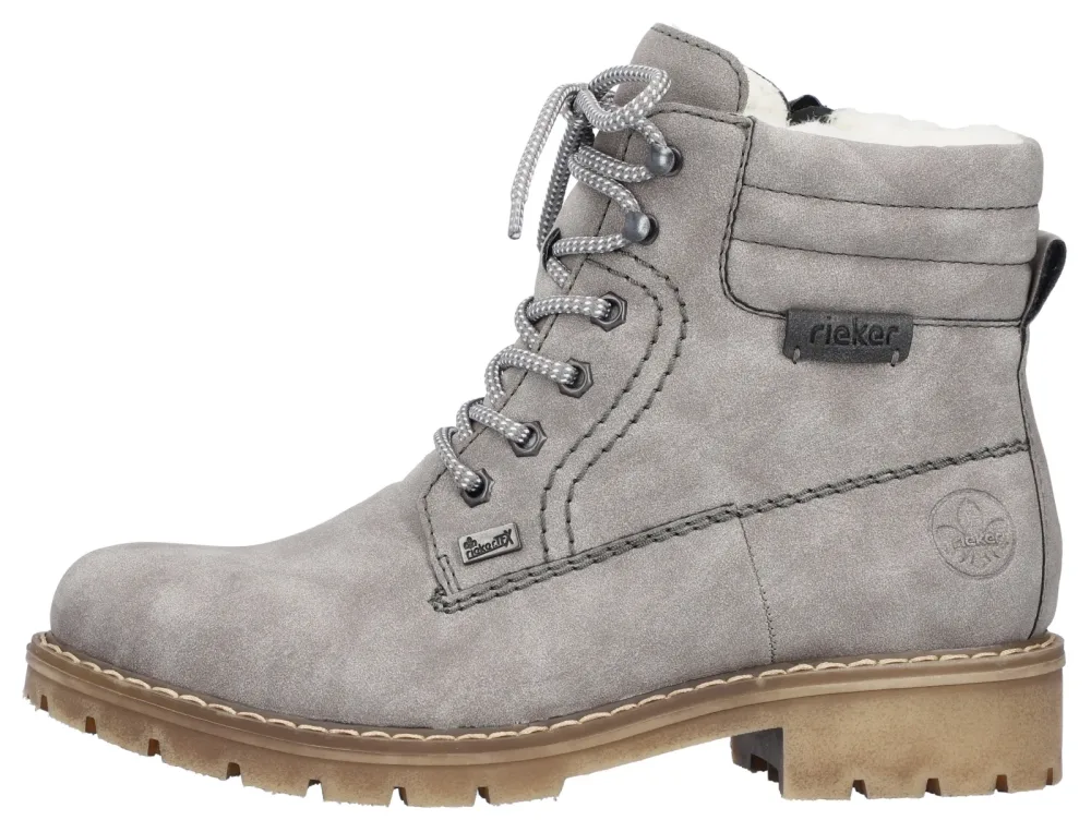 Rieker - Stiefelette, für Damen, Taubengrau, Größe 37