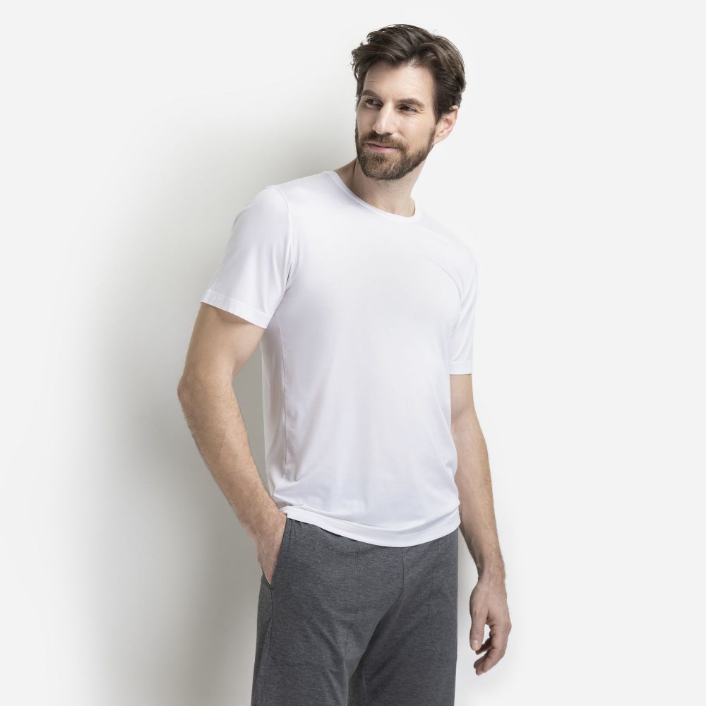 ISA bodywear - T-Shirt, kurzarm, für Herren, Weiss, Größe M