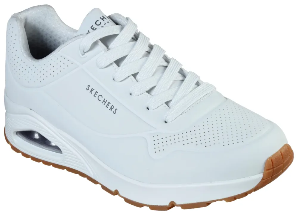 Skechers - Uno - Stand On Air, für Herren, Weiss, Größe 44