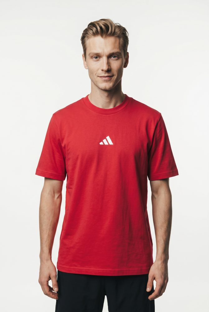 adidas - T-Shirt, für Herren, Rot, Größe XXL