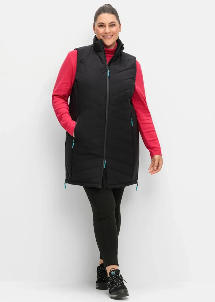 Sheego Langjacke ohne Kapuze