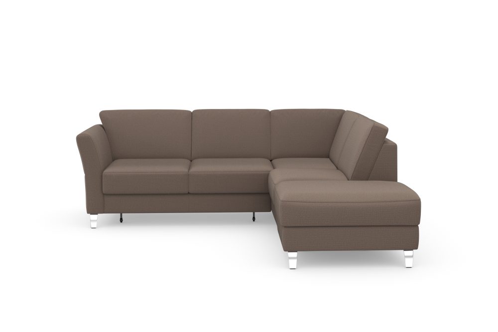 sit&more Ecksofa »Visby V«, Wahlweise mit Bettfunktion und Stauraum, frei im Raum stellbar, mit Federkern, auch erhältlich in dem besonders leicht mit Wasser zu reinigendem 