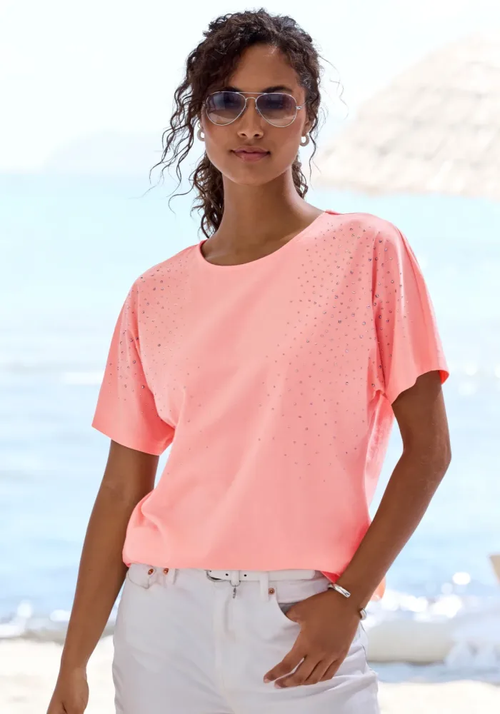 LASCANA Kurzarmshirt 