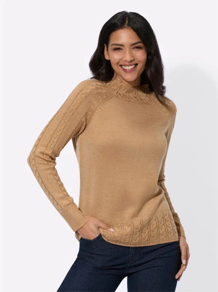 Classic Basics Stehkragenpullover 