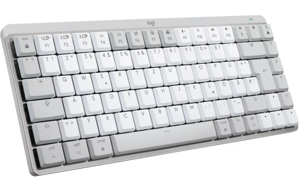 Logitech - Tastatur MX Mechanical Mini for Mac pale grey, Grau