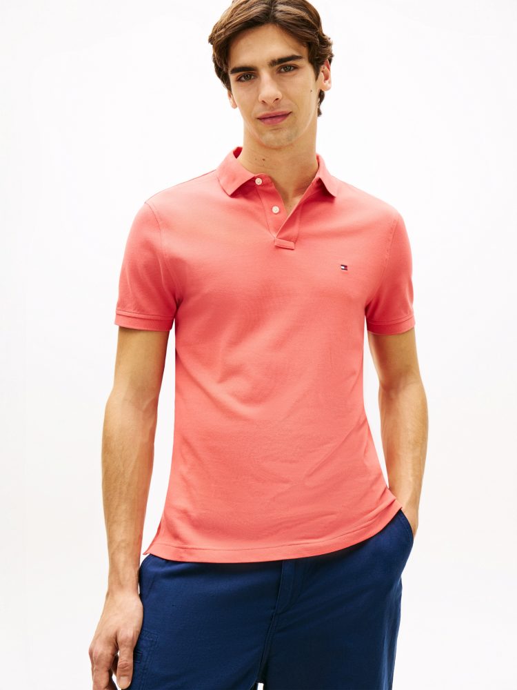 Tommy Hilfiger - Polo Shirt, für Herren, Orange, Größe XL