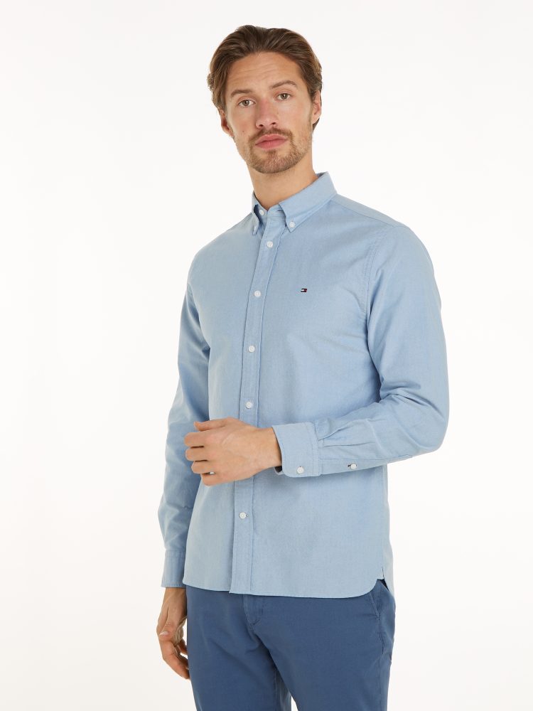 Tommy Hilfiger - Hemd, langarm, für Herren, Blau, Größe M
