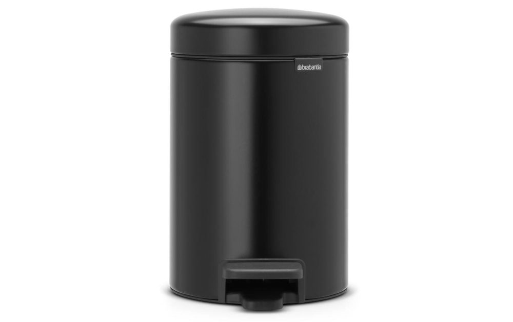 BRABANTIA - Treteimer NEWICON - schwarz - Metall - 17cm/17cm
