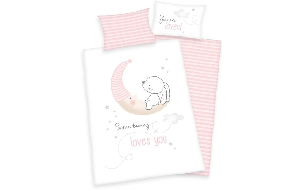 Herding Renforcé Kinder-Wendebettwäsche Little Bunny