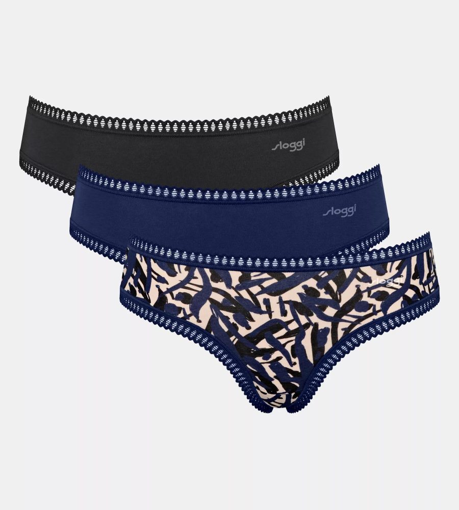 Sloggi - Triopack, Slips, für Damen, Multicolor, Größe S