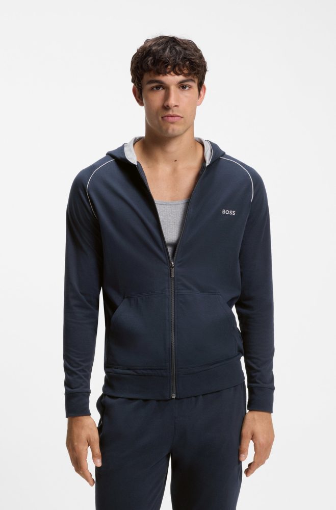 BOSS - Pyjama Oberteil, für Herren, Marine, Größe XL