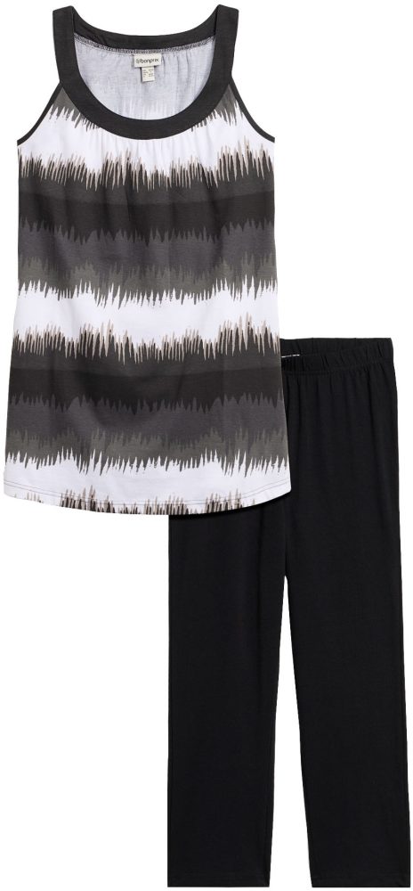 bonprix Jerseykleid Set, 2 tlg. mit Capri-Leggings in 3/4-Länge