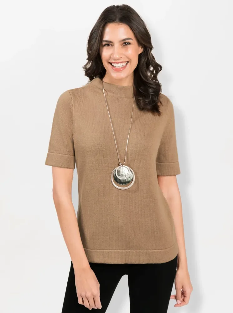 Inspirationen Stehkragenpullover 