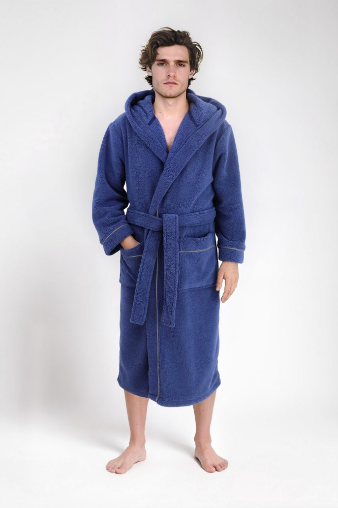 my home Unisex-Bademantel »»Lillou««, (1 St.), weiche und kuschelige Qualität, für Damen und Herren, XS-3XL