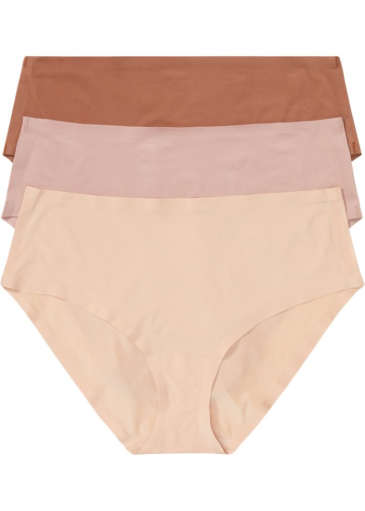 bonprix Panty Packung, 3 Stk. nahtlose Verarbeitung, unsichtbar unter der Kleidung