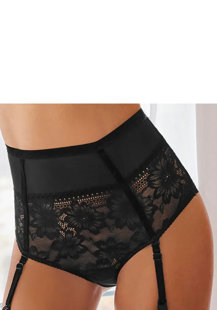 Lascana - Slip, für Damen, Schwarz, Größe 44-46