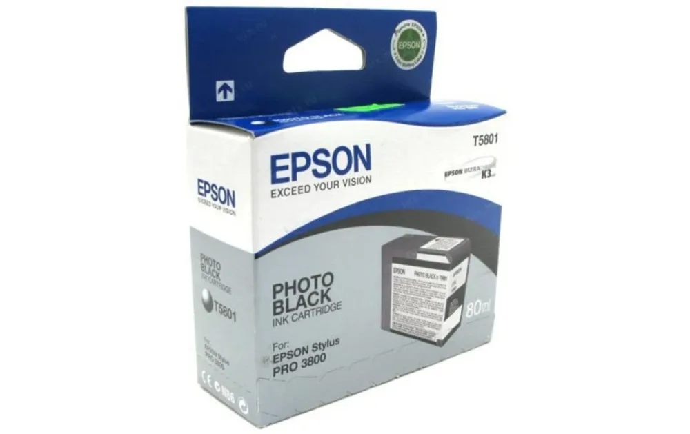 EPSON Tintenpatrone photo black T580100 Stylus Pro 3800 80ml