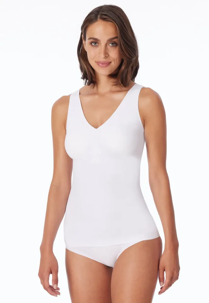 Schiesser - Invisible Soft Tanktop, für Damen, Weiss, Größe 44