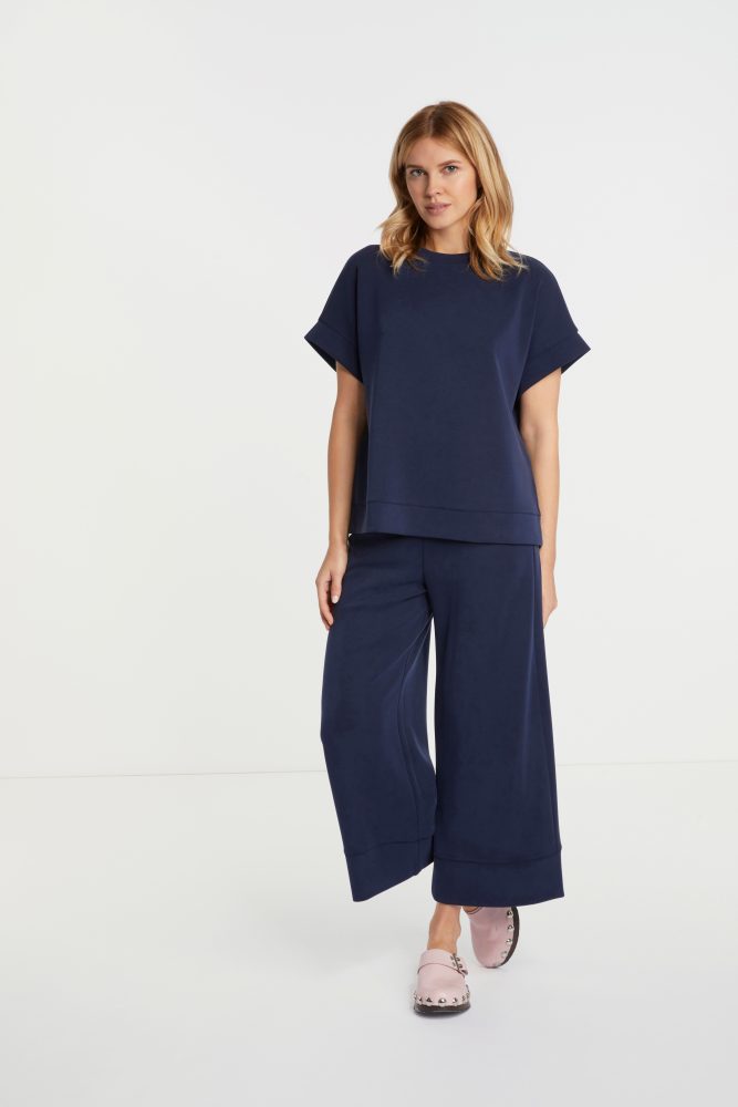Rich & Royal - Hose, für Damen, Nachtblau, Größe M