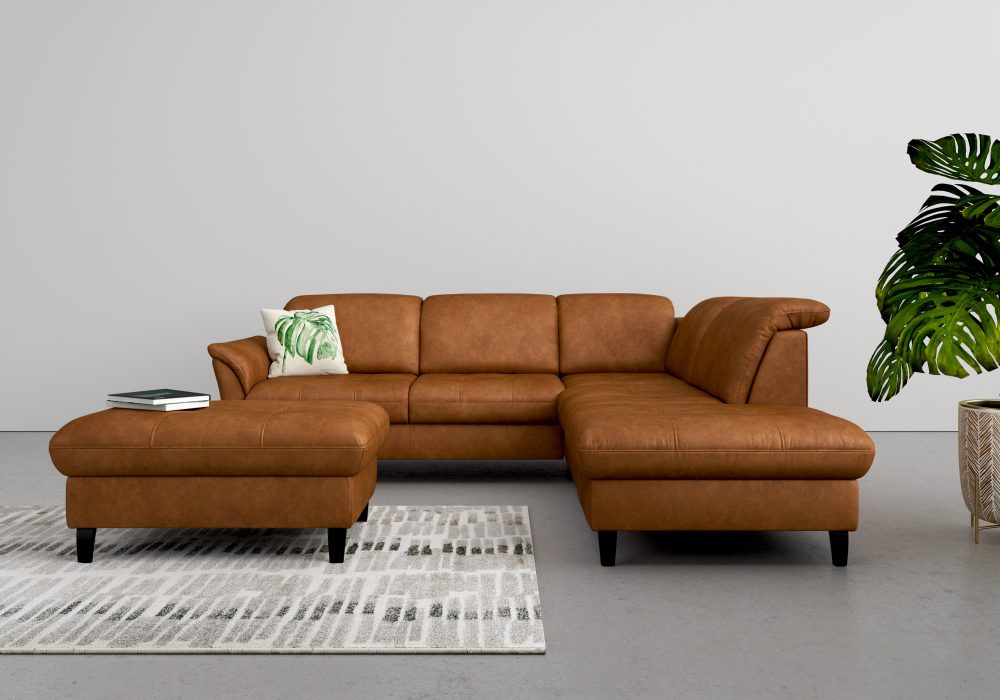 sit&more Ecksofa, wahlweise mit Kopfteilverstellung, Bettfunktion und Stauraum