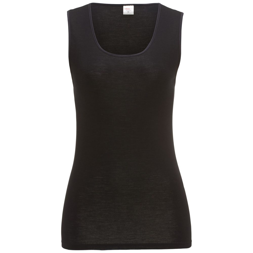ISA bodywear - Träger Top, für Damen, Schwarz, Größe XL