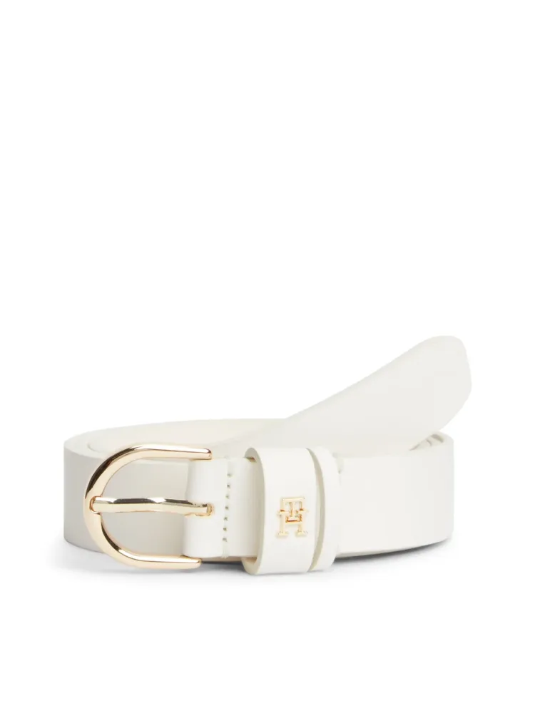 Tommy Hilfiger - Ledergürtel, für Damen, Weiss, Größe 75