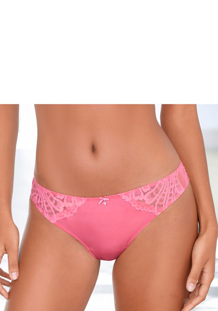 Lascana - Tanga, für Damen, Pink, Größe 40-42