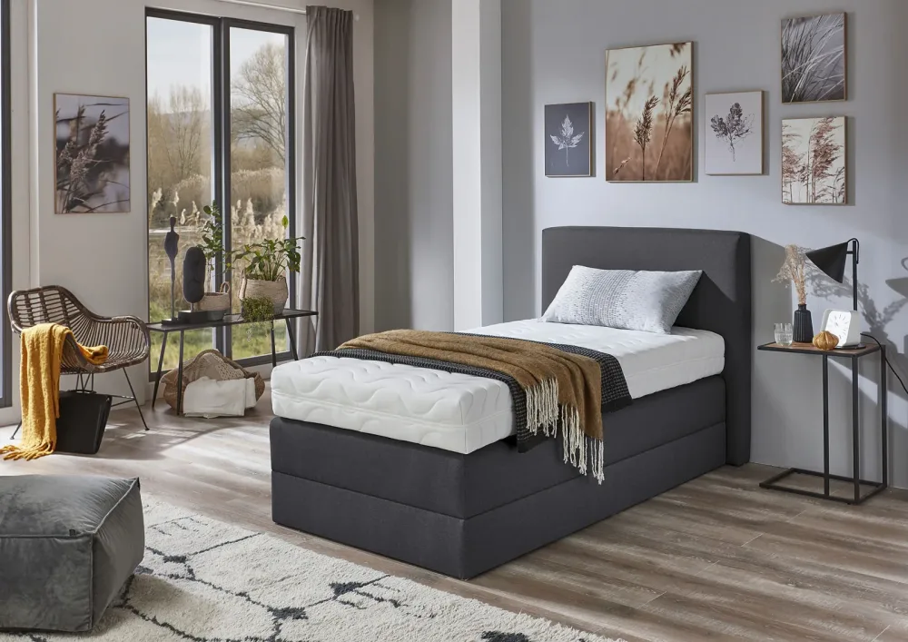 Westfalia Schlafkomfort Boxspringbett wahlweise mit Kaltschaum-Topper