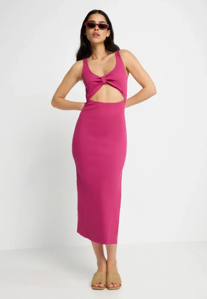 LSCN by LASCANA Midikleid aus weicher Rippware