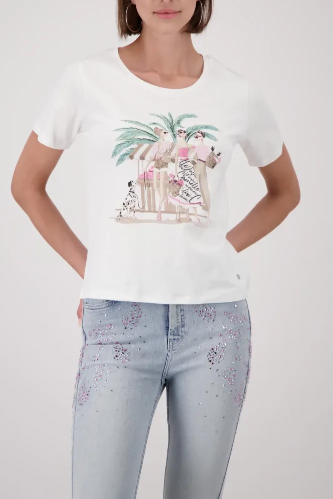 Monari Rundhalsshirt 