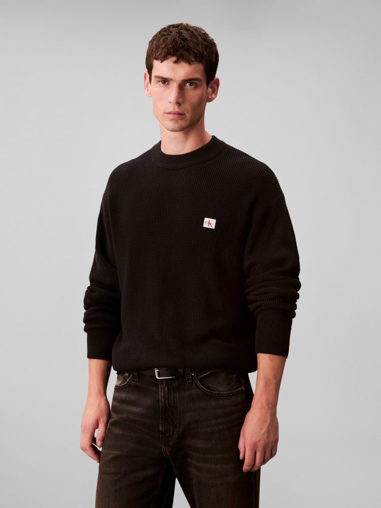 Calvin Klein Jeans - Pullover, für Herren, Black, Größe S