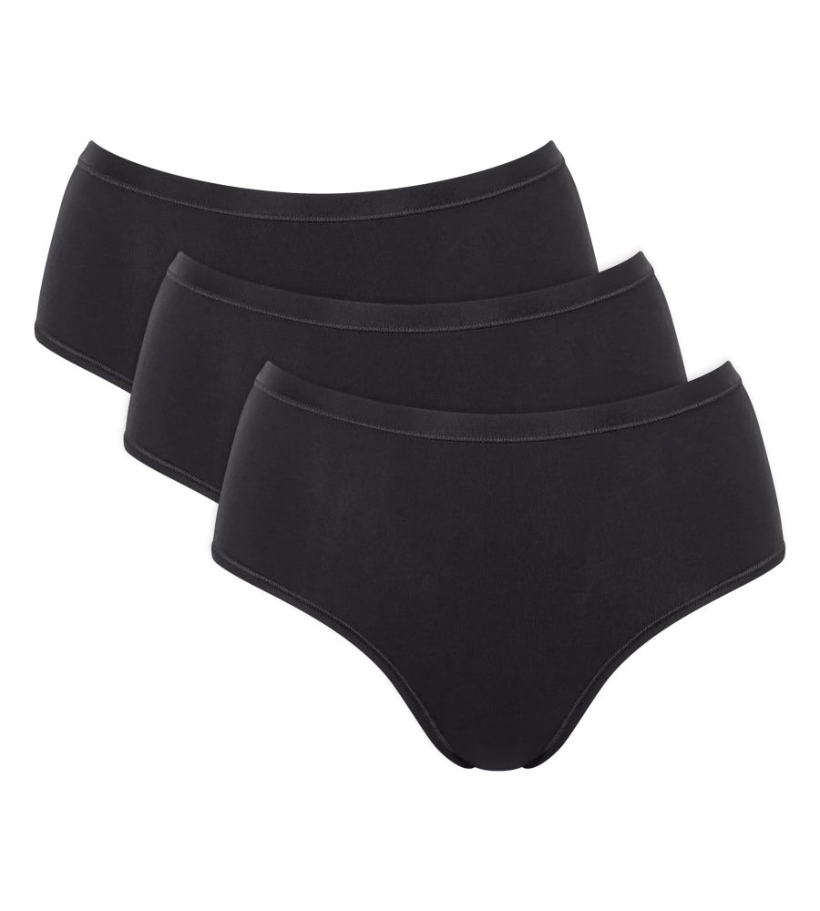 Sloggi - Triopack, Slips, für Damen, Black, Größe XXL