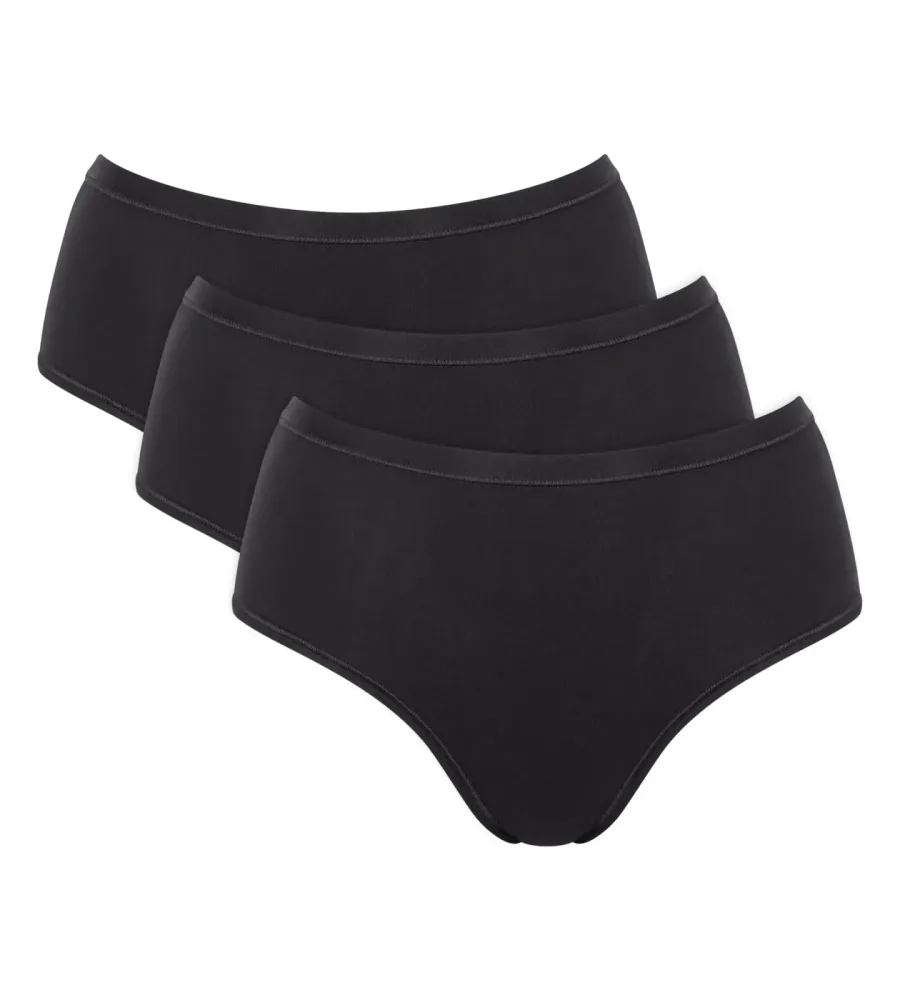 Sloggi - Triopack, Slips, für Damen, Black, Größe XXL