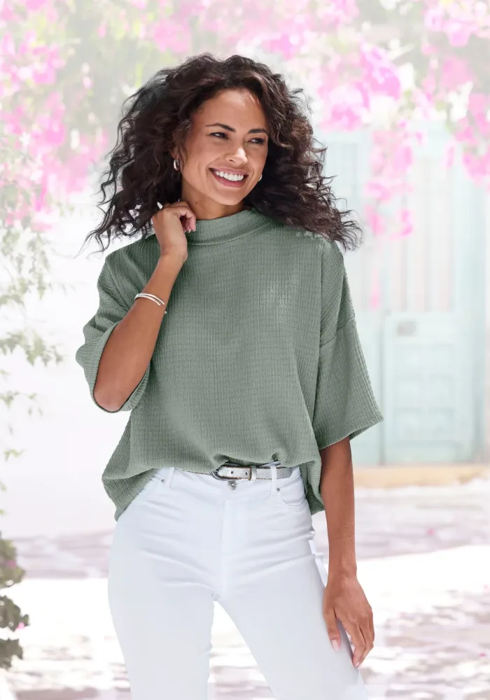 LASCANA Kurzarmshirt 