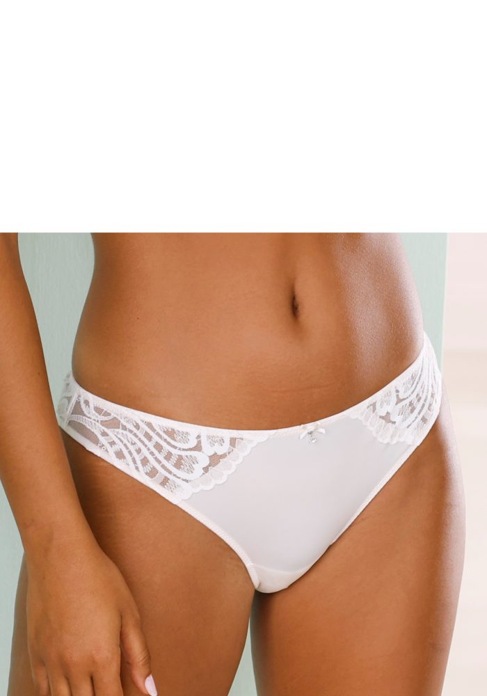 Lascana - Tanga, für Damen, Champagner, Größe 42