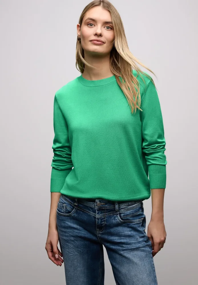 STREET ONE Strickpullover aus Viskosemix