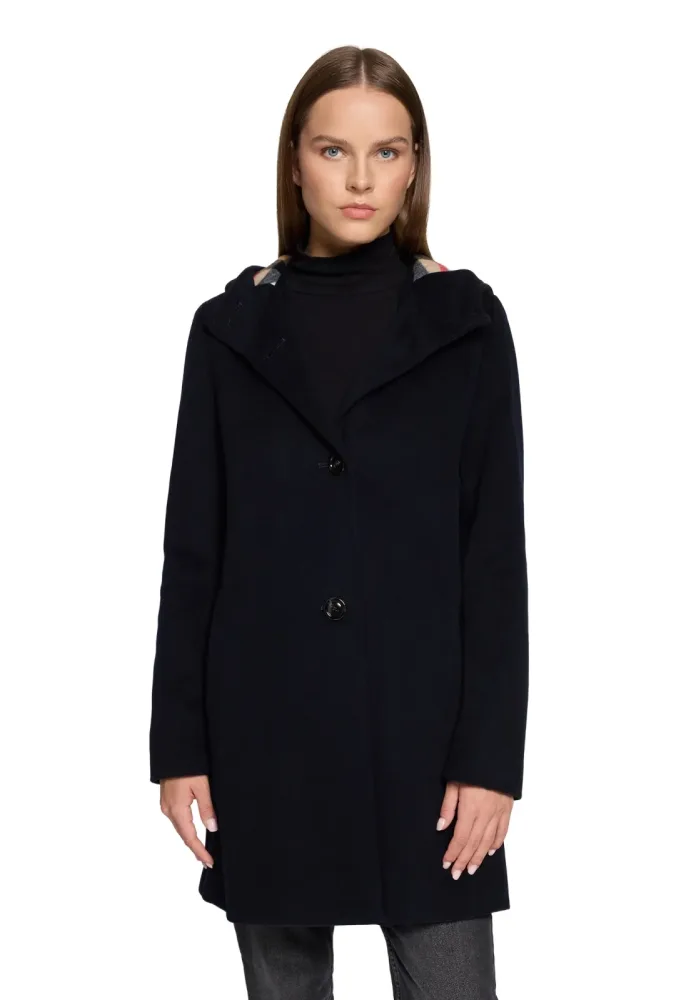 Gil Bret Wolljacke mit Kapuze mit Kapuze