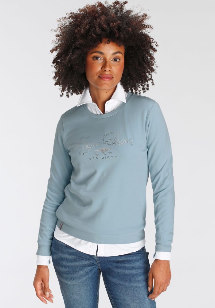 KangaROOS Sweatshirt, mit coolem Logoschriftzug - NEUE KOLLEKTION