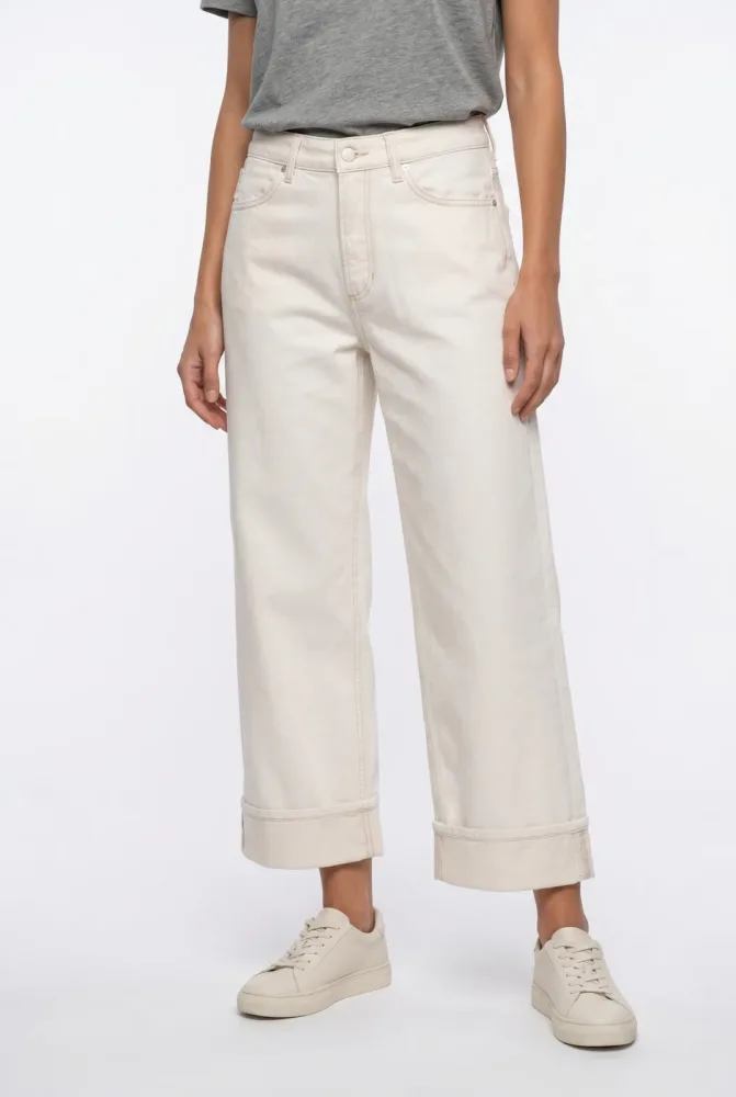 Marc OPolo DENIM 7/8-Jeans Model Tomma wide aus hochwertigem Stretch-Denim, Hohe Taille