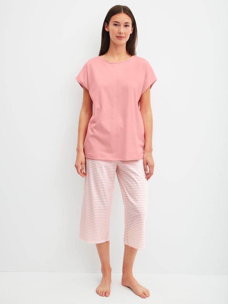 Calida - Pyjama-Set 3/4, langarm, für Damen, Rosa Größe S