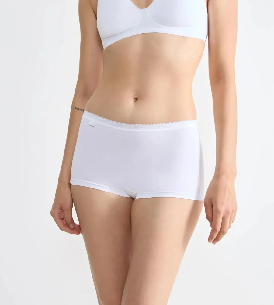 Sloggi - Basic+ Short, für Damen, Weiss, Größe 40