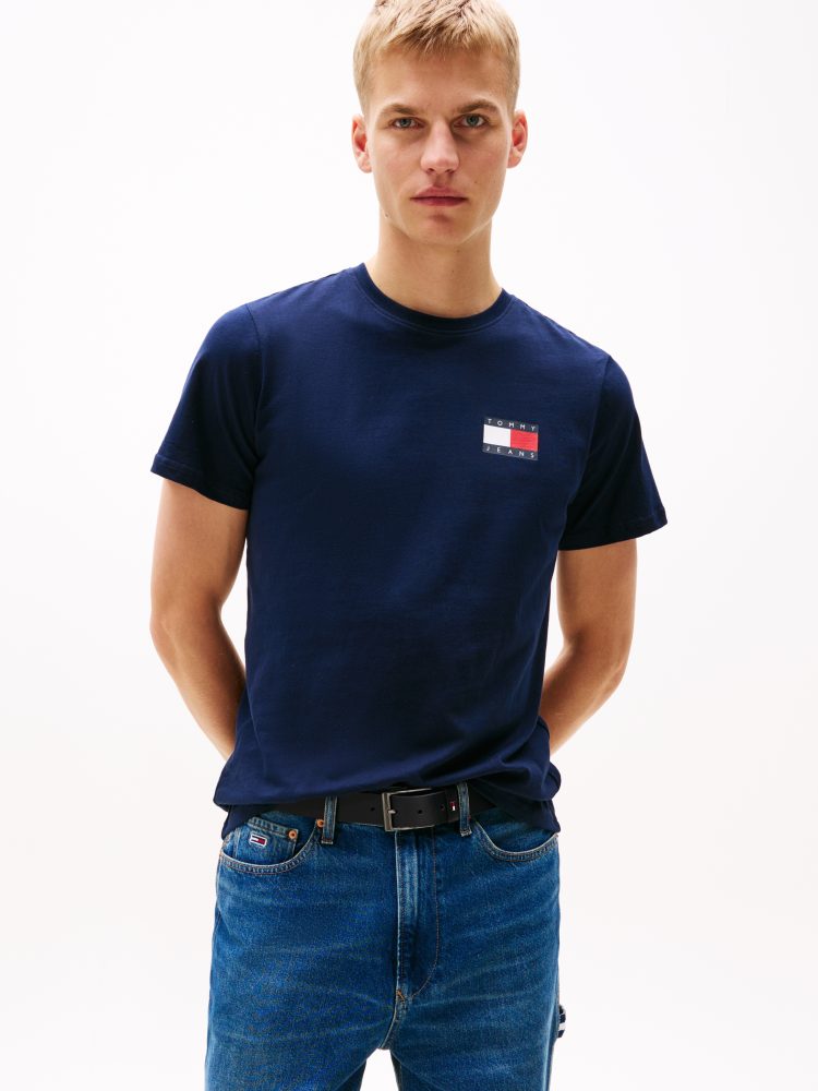 Tommy Jeans - T-Shirt, für Herren, Marine, Größe XL